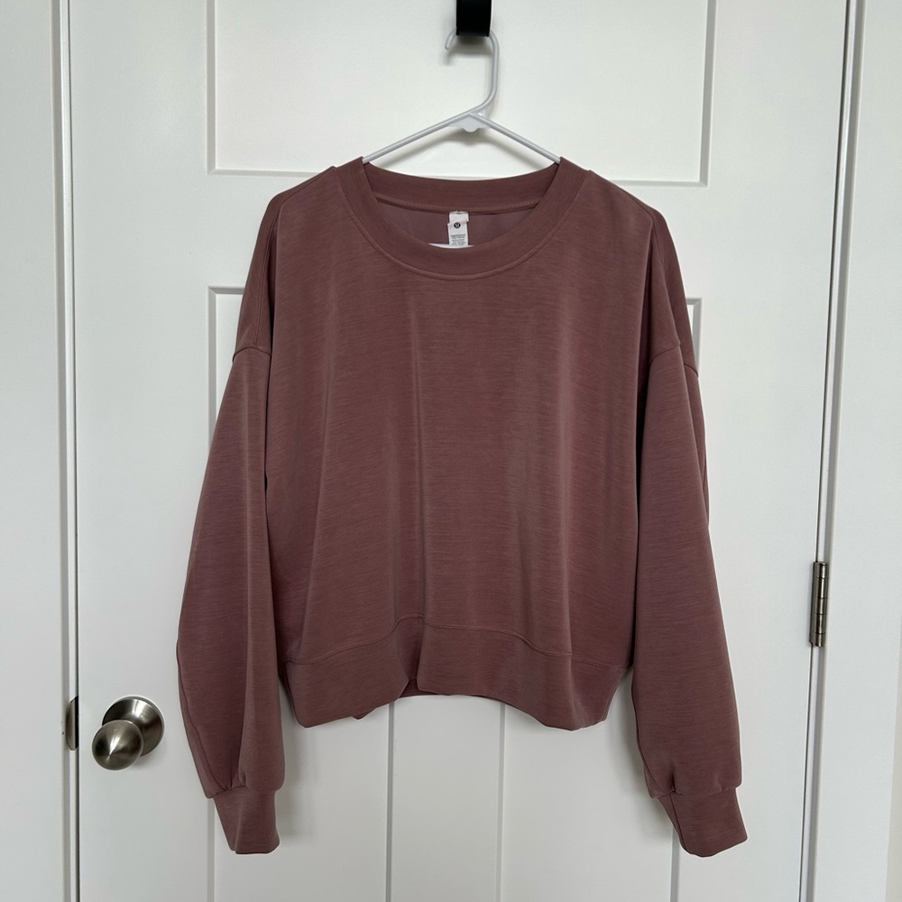 Lululemon Oversized Cropped Crewneck Sweatshirt